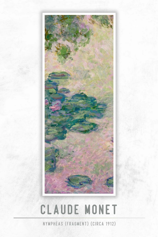 Nymphéas (fragment) (circa 1912) by Claude Monet