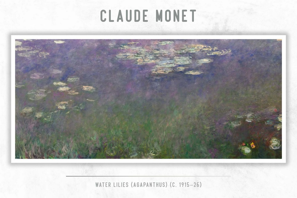 Water Lilies (Agapanthus) (c. 1915–26) by Claude Monet