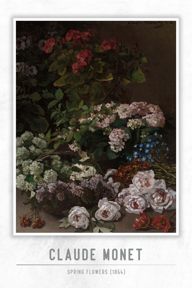 Spring Flowers by Claude Monet