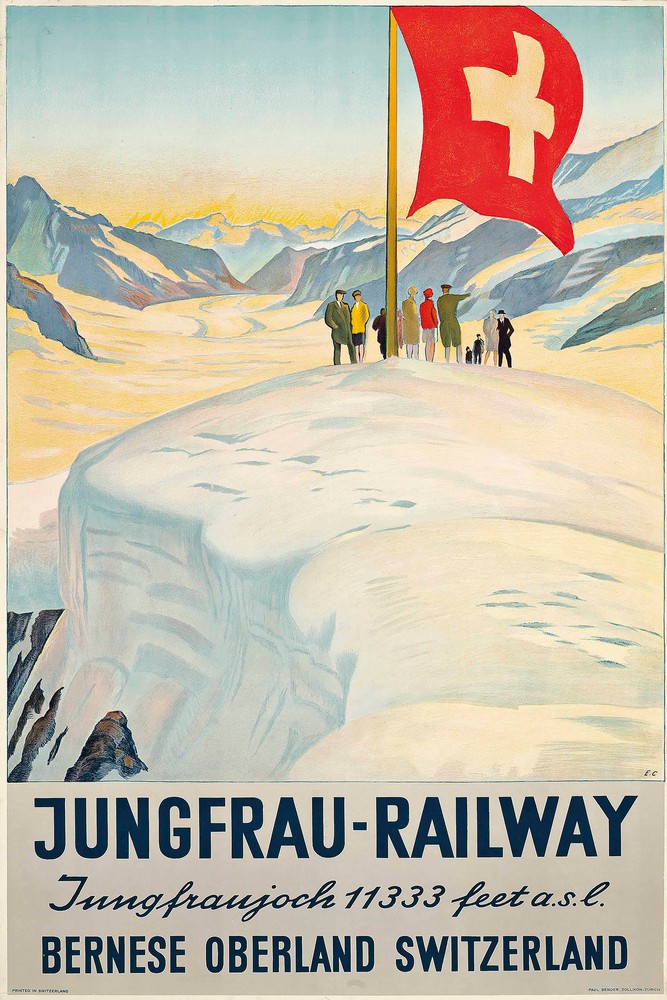 Jungfrau-Railway by Emil Cardinaux