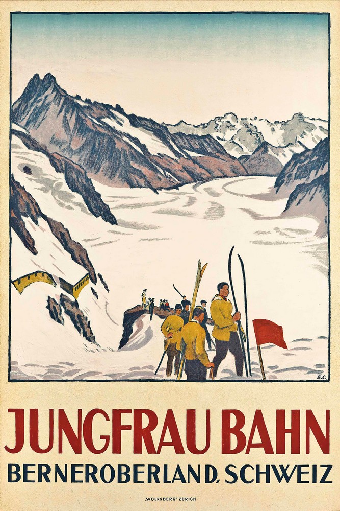 Jungfrau Bahn by Emil Cardinaux