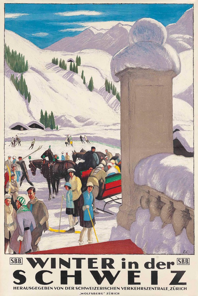 Winter in der Schweiz by Emil Cardinaux