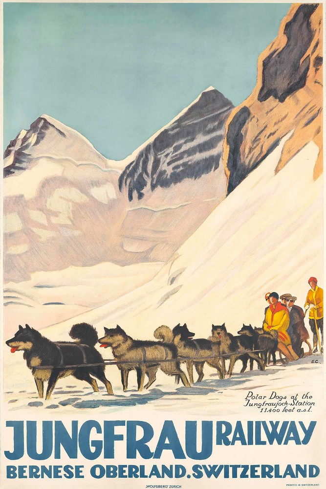 Jungfrau Railway by Emil Cardinaux