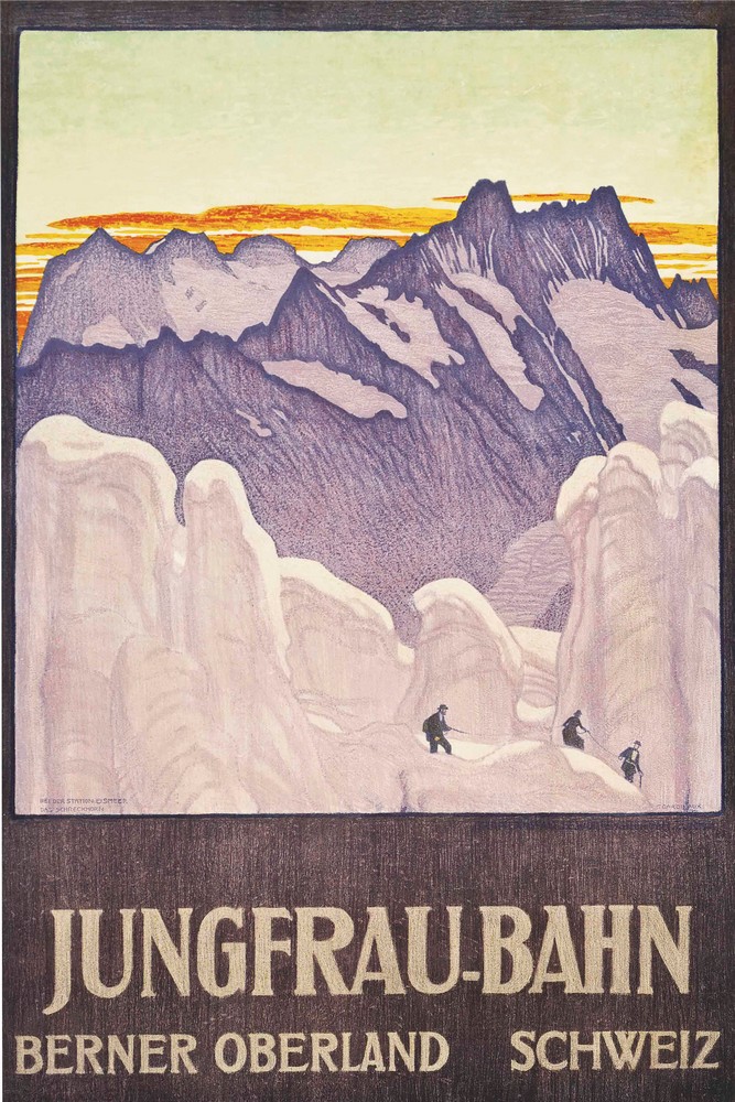Jungfrau-Bahn by Emil Cardinaux