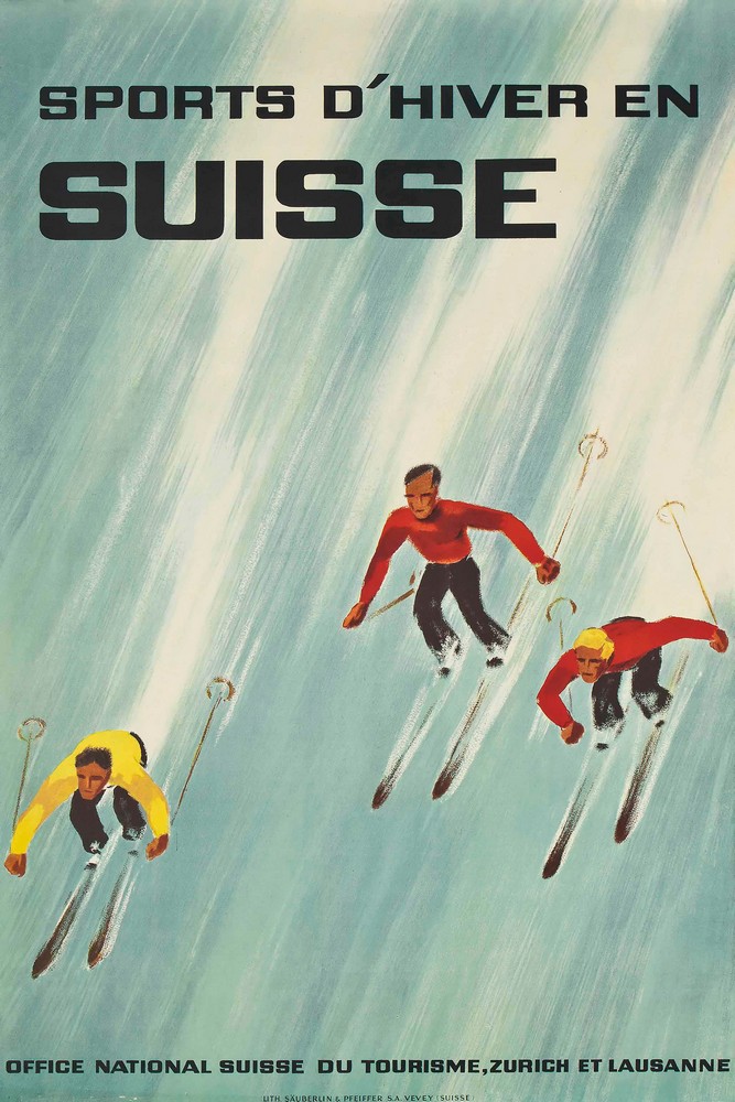 Sports D'Hiver en Suisse by Alex Walter Diggelmann