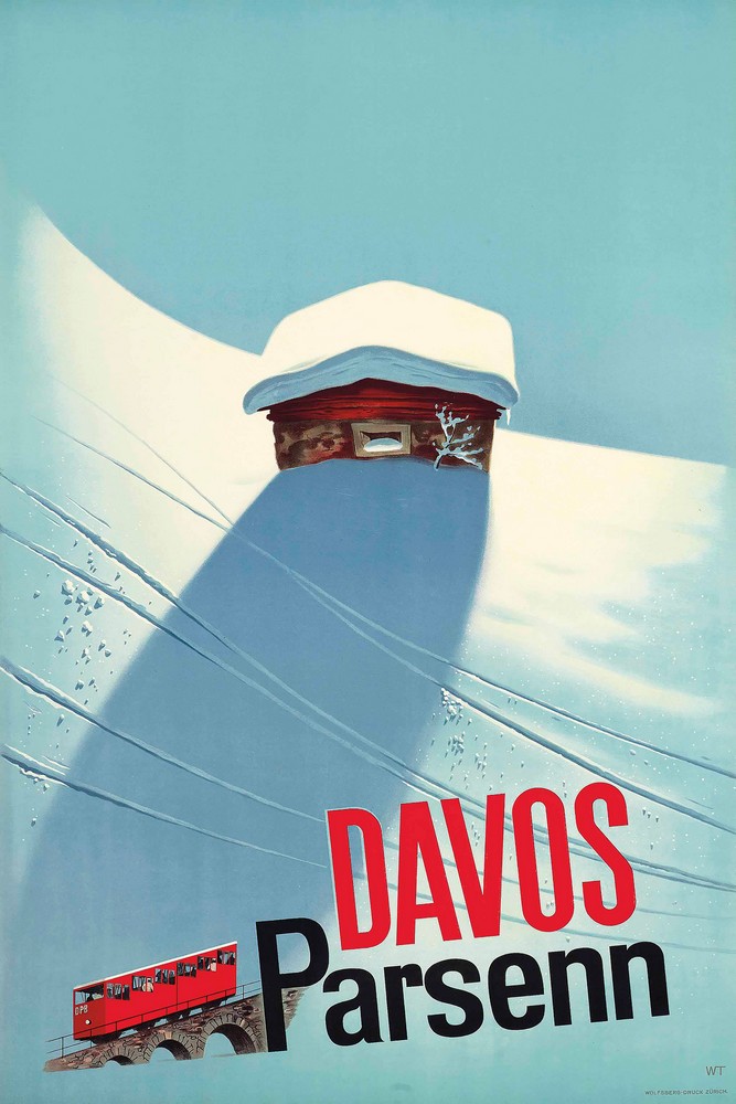 Davos Parsenn by Willy Trapp