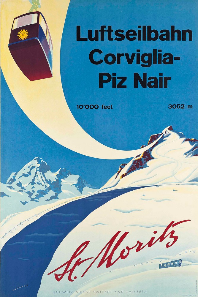 St. Moritz, Corviglia-Piz Nair by Martin Peikert