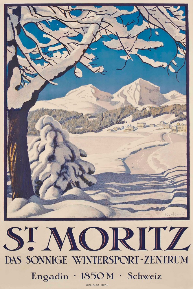 St. Moritz by Plinio Colombi