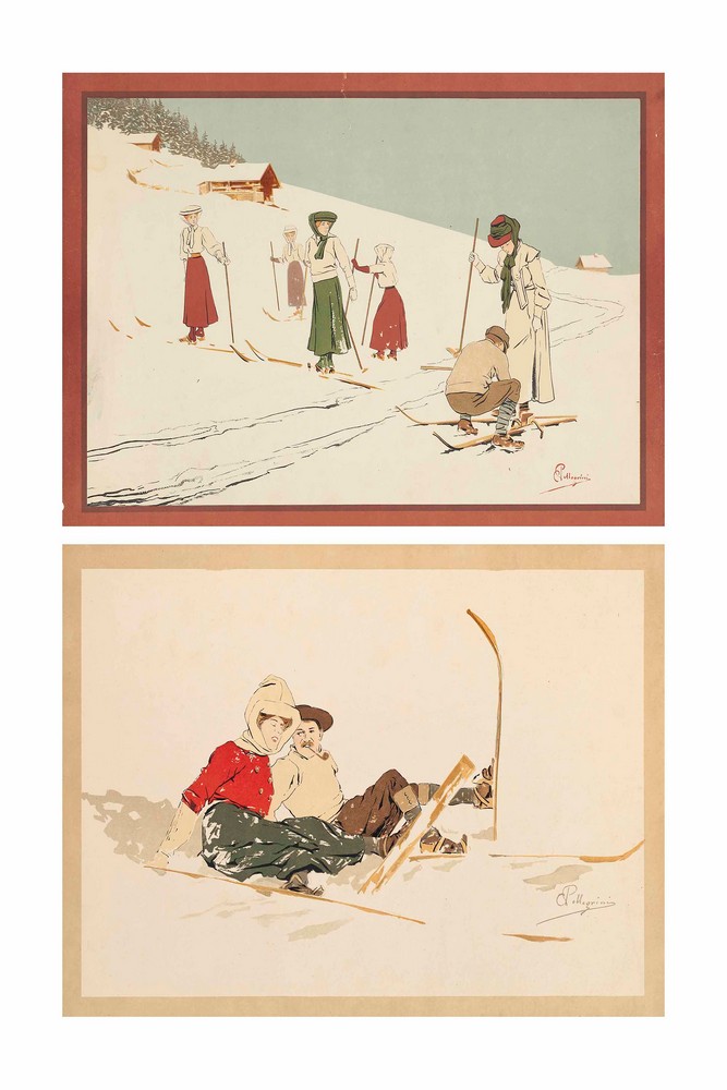 The Tumble & Ladies' Day by Carlo Pellegrini