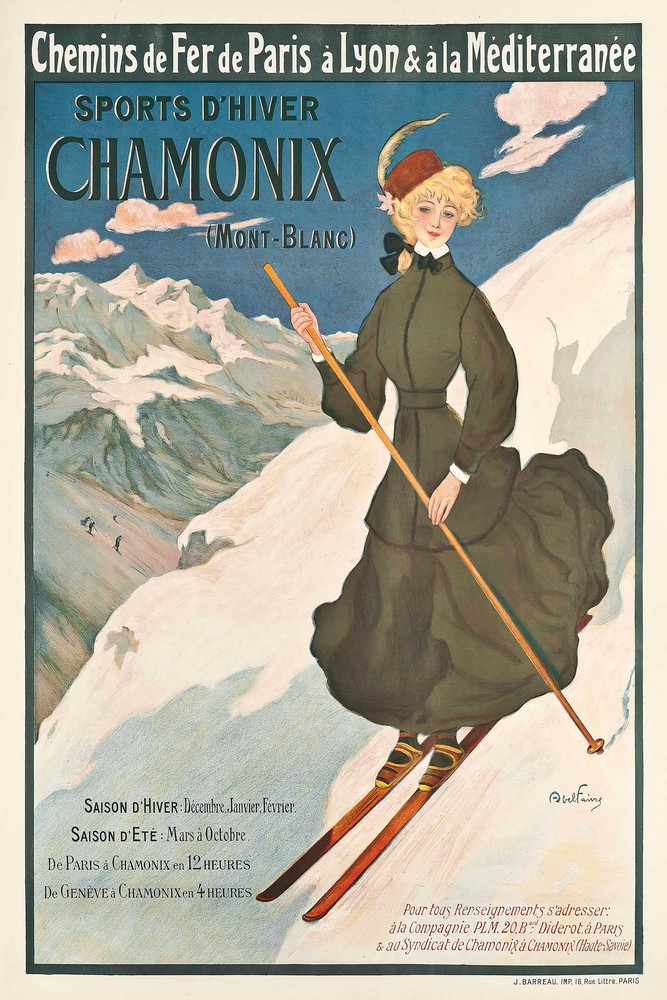 Sports D'Hiver Chamonix by Jules Abel Faivre