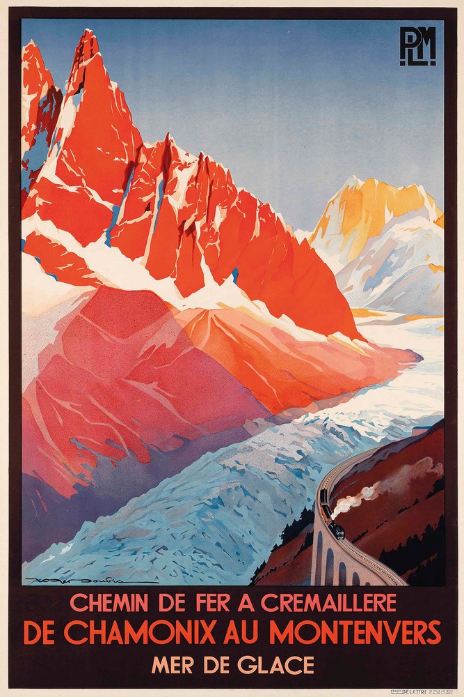 De Chamonix au Montenvers by Roger Soubie