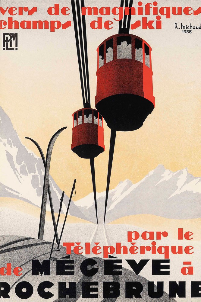 Mégève à Rochebrune by René Michaud