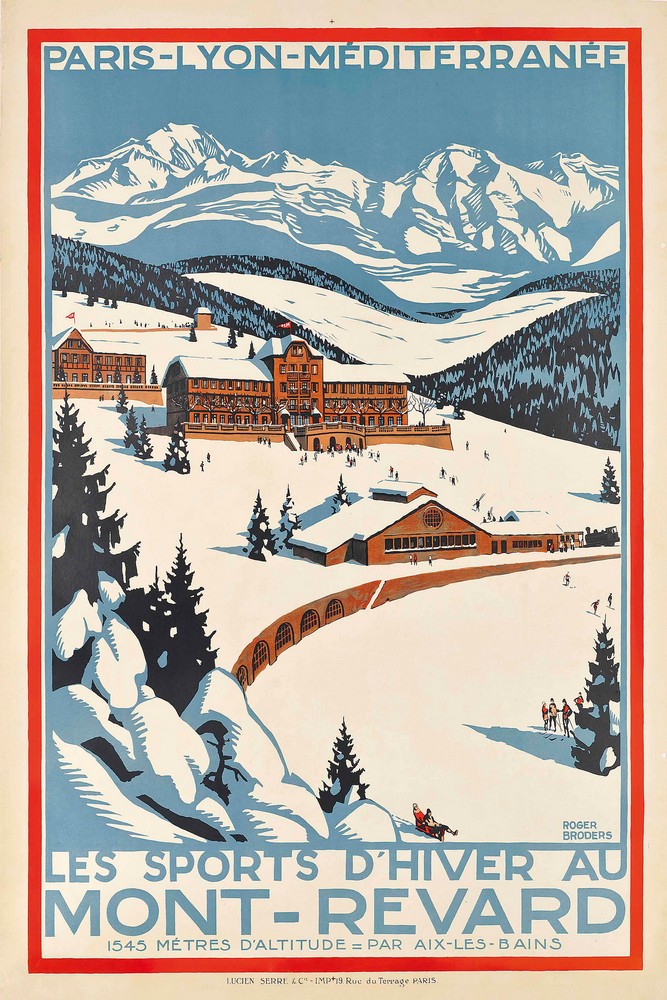 Mont-Revard by Roger Broders