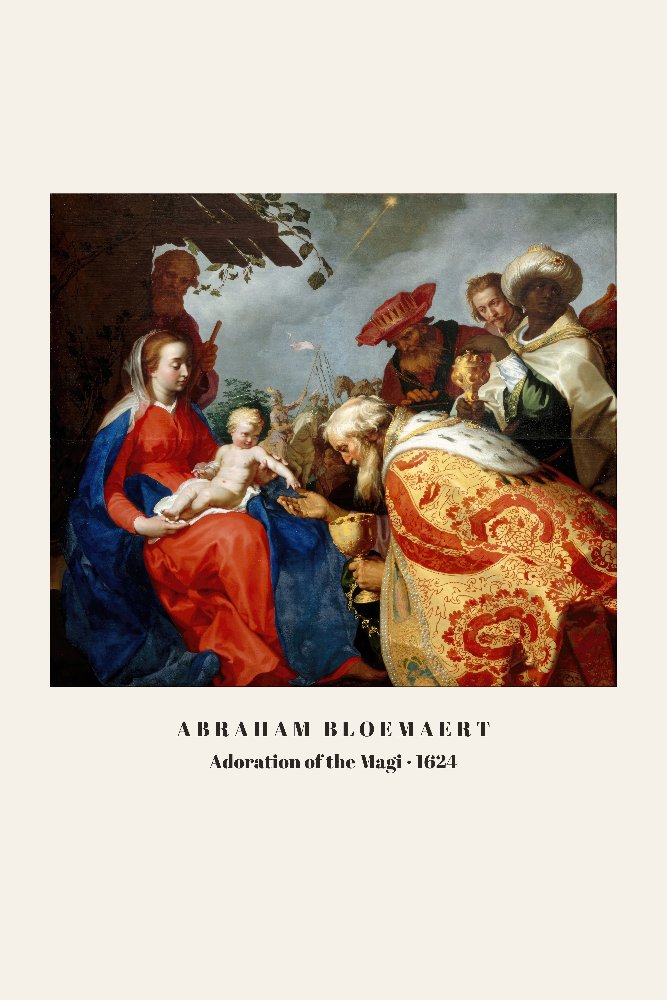 Adoration of the Magi by Abraham Bloemaert