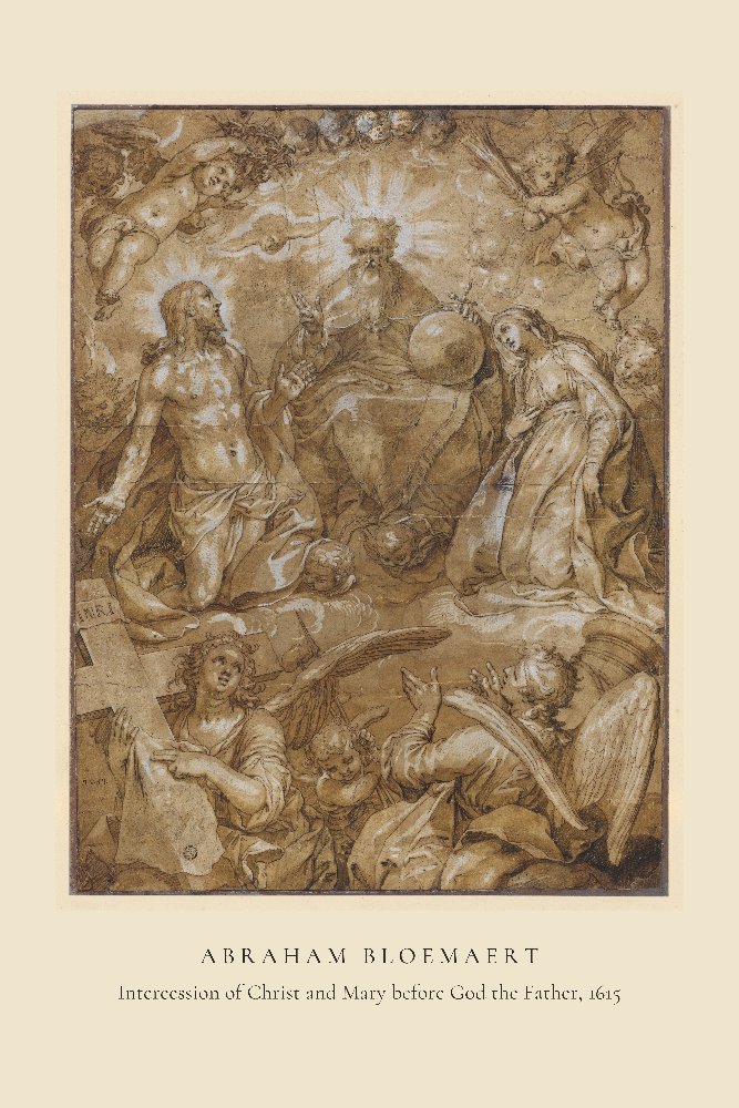Intercession of Christ and Mary before God the Father by Abraham Bloemaert