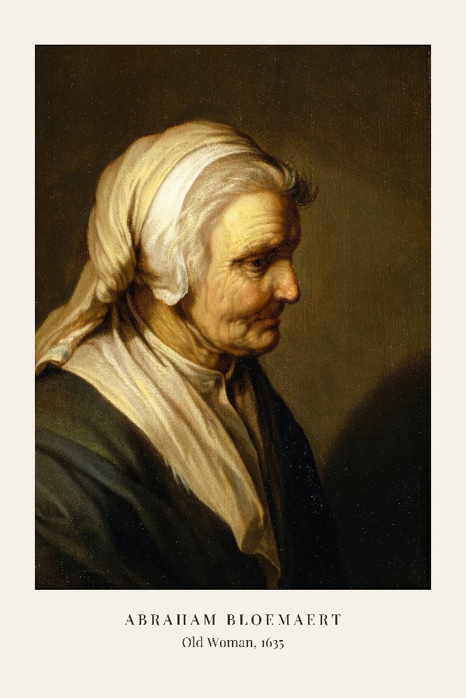 Old Woman by Abraham Bloemaert