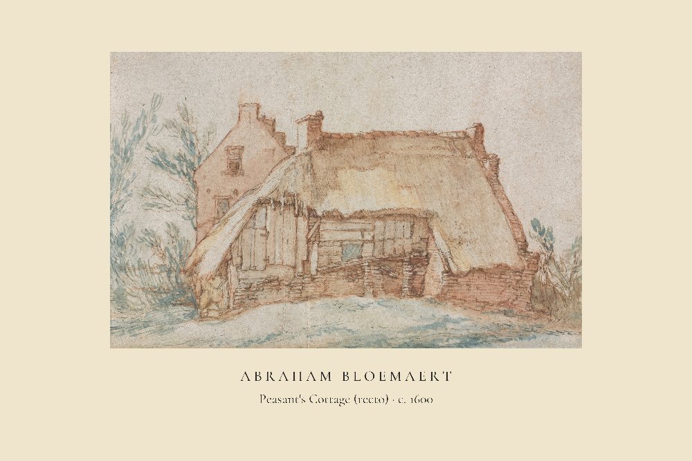 Peasant's Cottage (recto) by Abraham Bloemaert