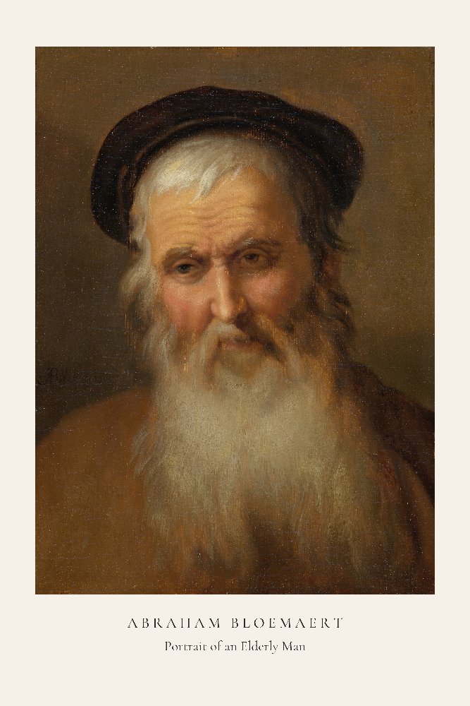 Portrait of an Elderly Man by Abraham Bloemaert