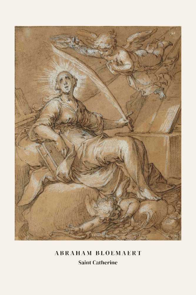 Saint Catherine by Abraham Bloemaert