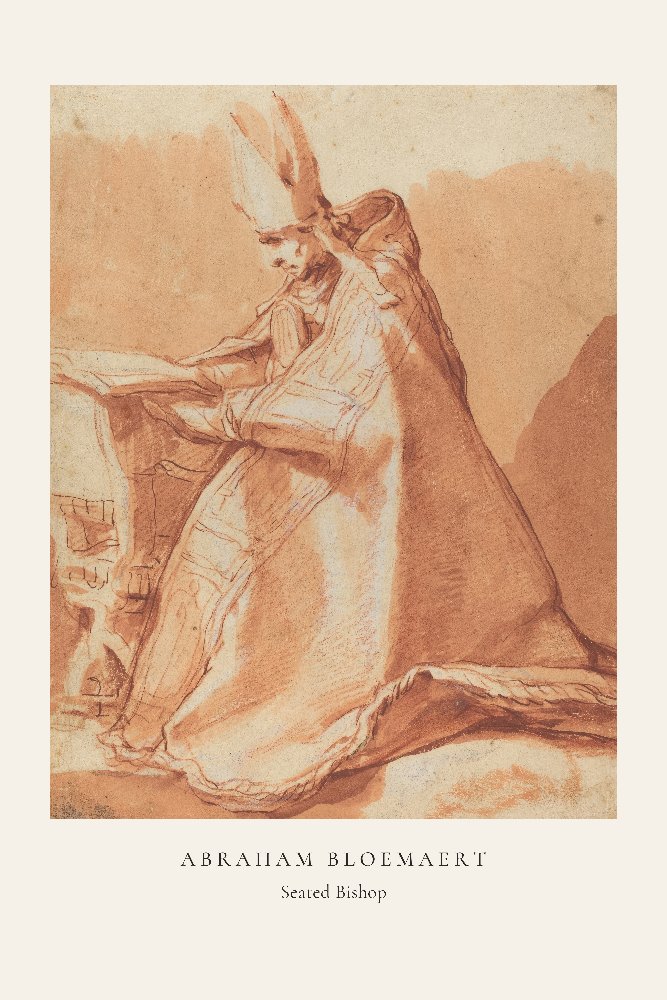 Seated Bishop by Abraham Bloemaert