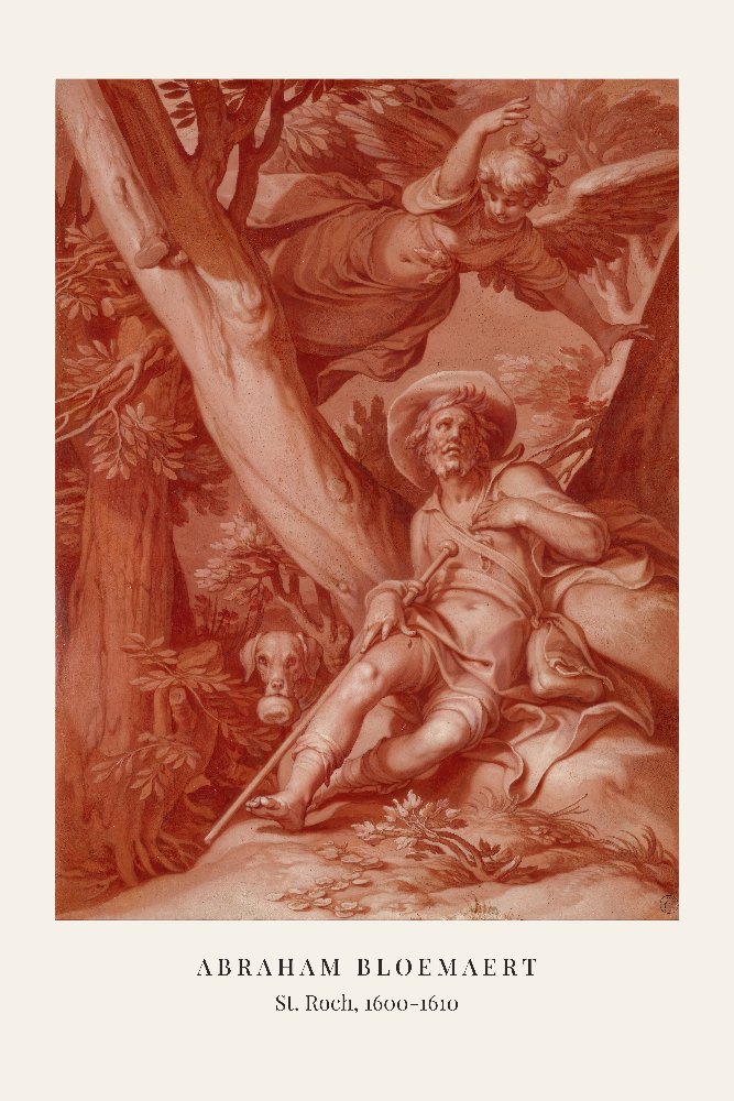 St. Roch by Abraham Bloemaert
