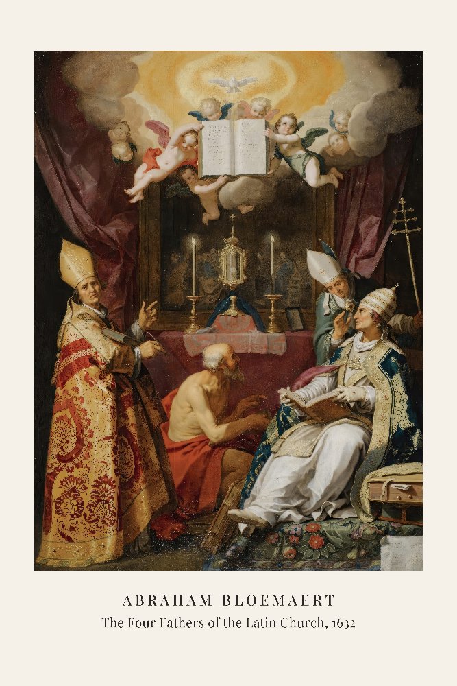 The Four Fathers of the Latin Church by Abraham Bloemaert