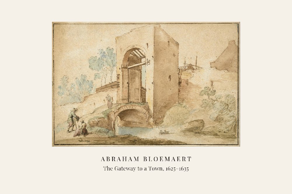 The Gateway to a Town by Abraham Bloemaert