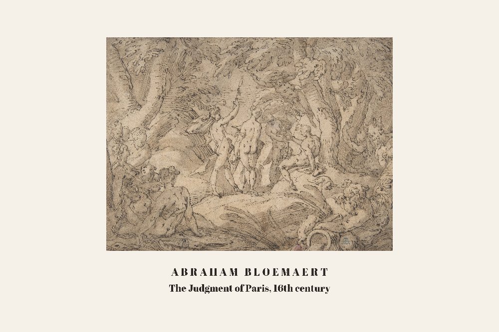 The Judgment of Paris by Abraham Bloemaert