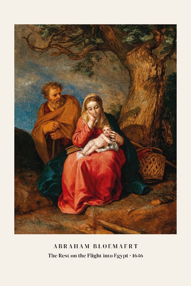 The Rest on the Flight into Egypt by Abraham Bloemaert