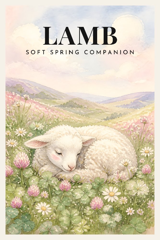 Meadow Lamb by Fab Posters