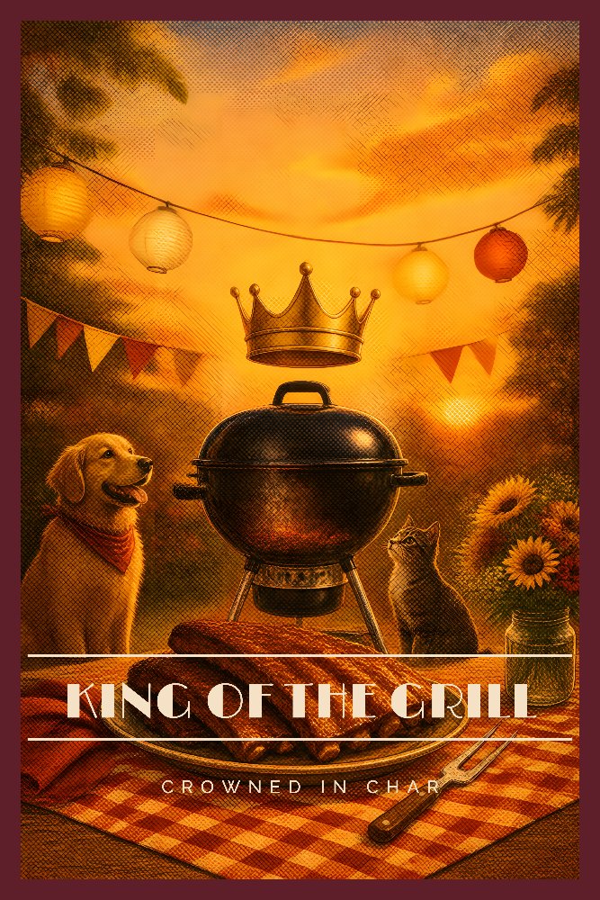 King of the Grill by Fab Posters