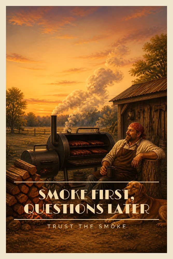 Smoke First, Questions Later — Smoke First by Fab Posters