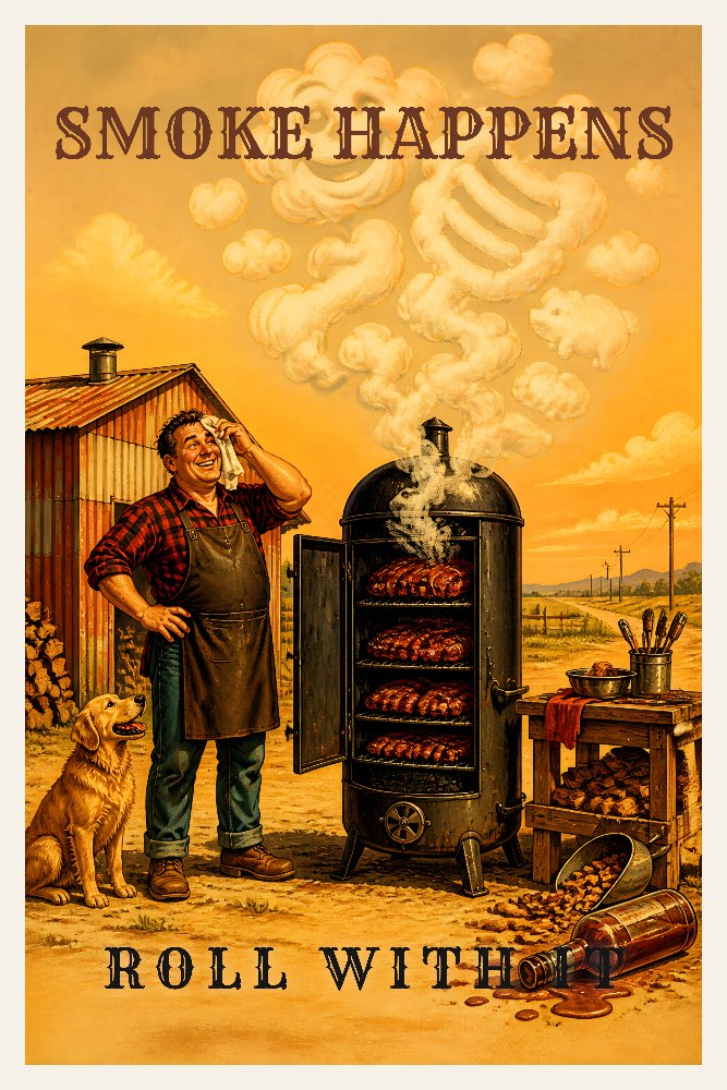 Smoke Happens by Fab Posters