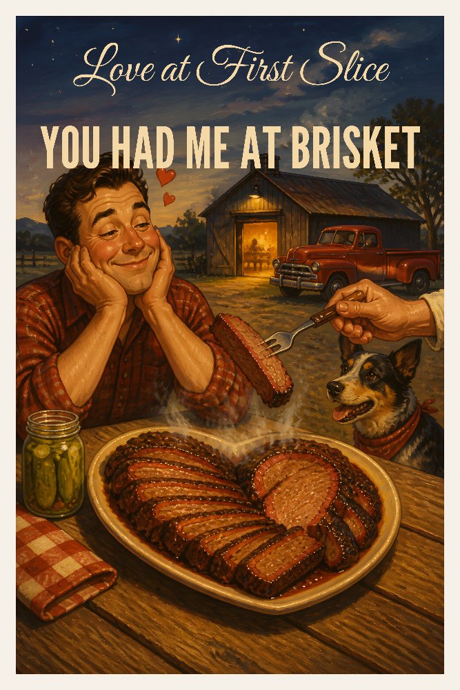 You Had Me at Brisket by Fab Posters