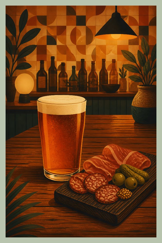 Classic Beer Styles — Autumn Amber by Fab Posters