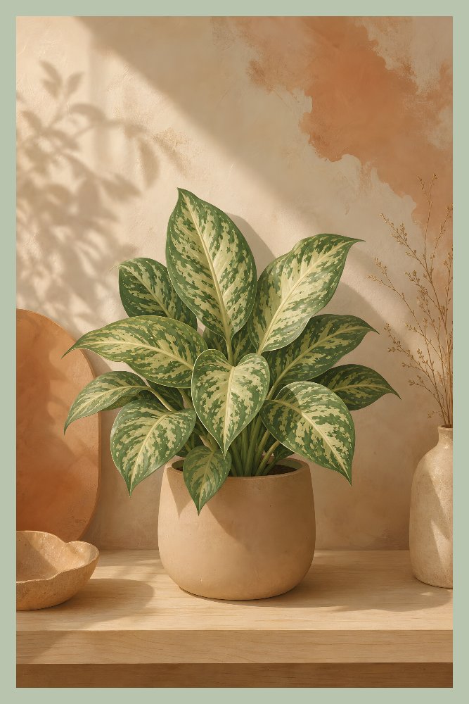 Chinese Evergreen — Evergreen Calm by Fab Posters
