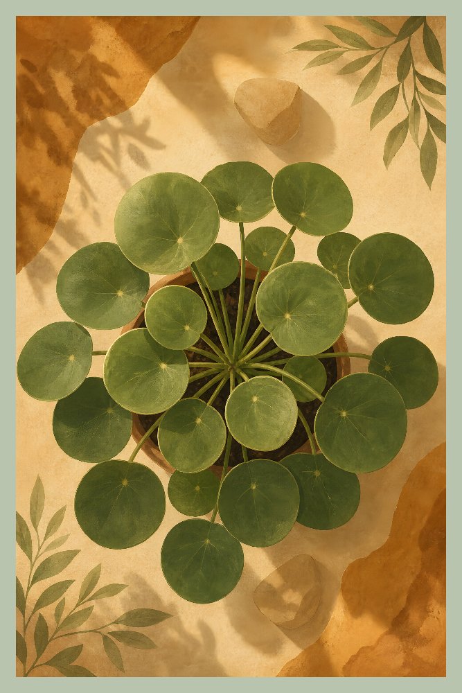 Pilea Pancake Cluster by Fab Posters