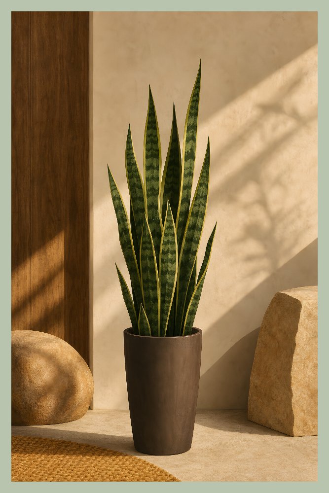 Vertical Snake Plant by Fab Posters
