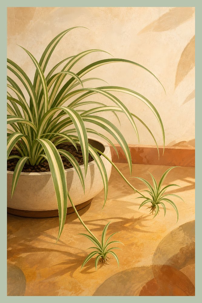 Spider Plant Sprigs by Fab Posters