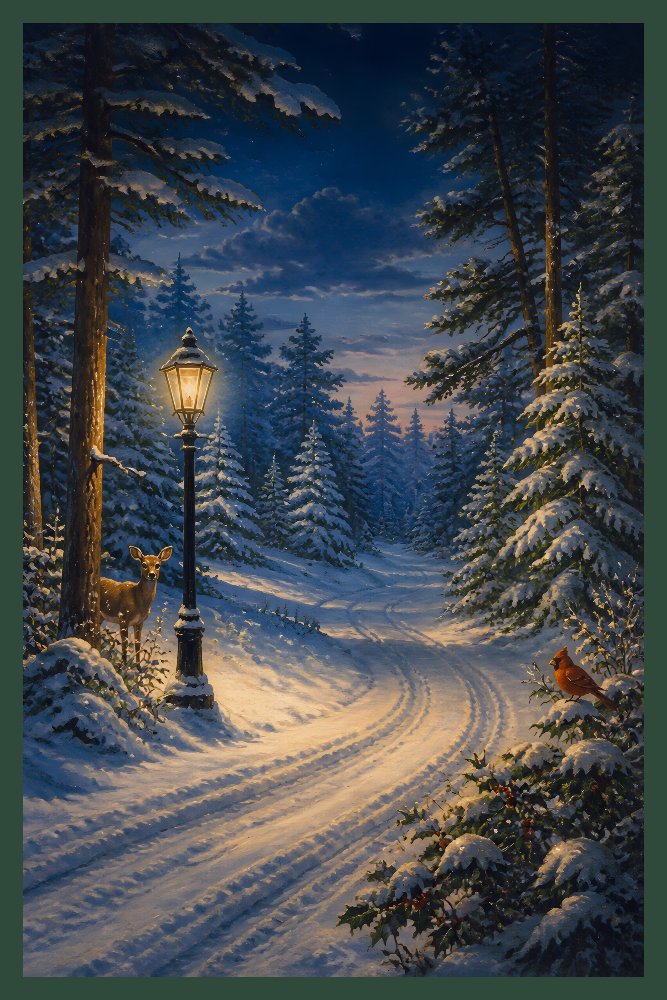 Quiet Pines Lane by Fab Posters