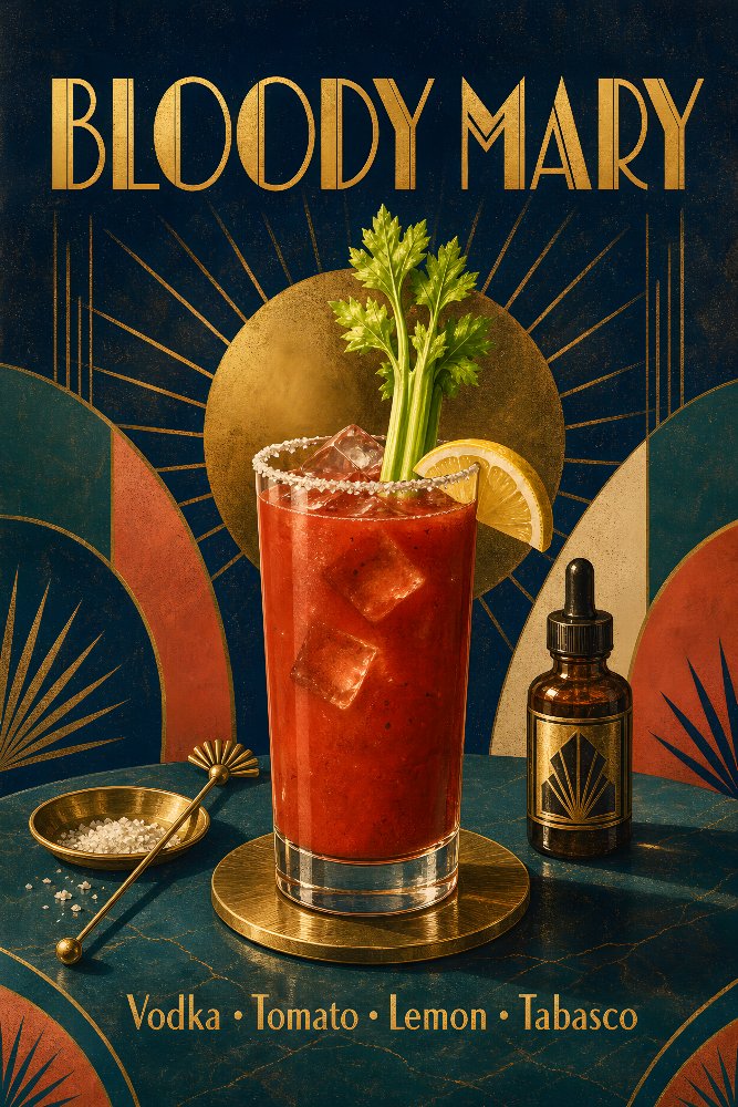 Bloody Mary — Savory Sunrise by Fab Posters
