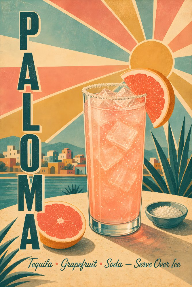 Citrus Paloma by Fab Posters