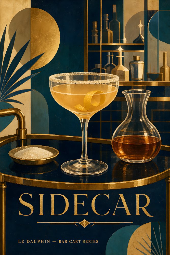 Sidecar — Sugared Rim by Fab Posters