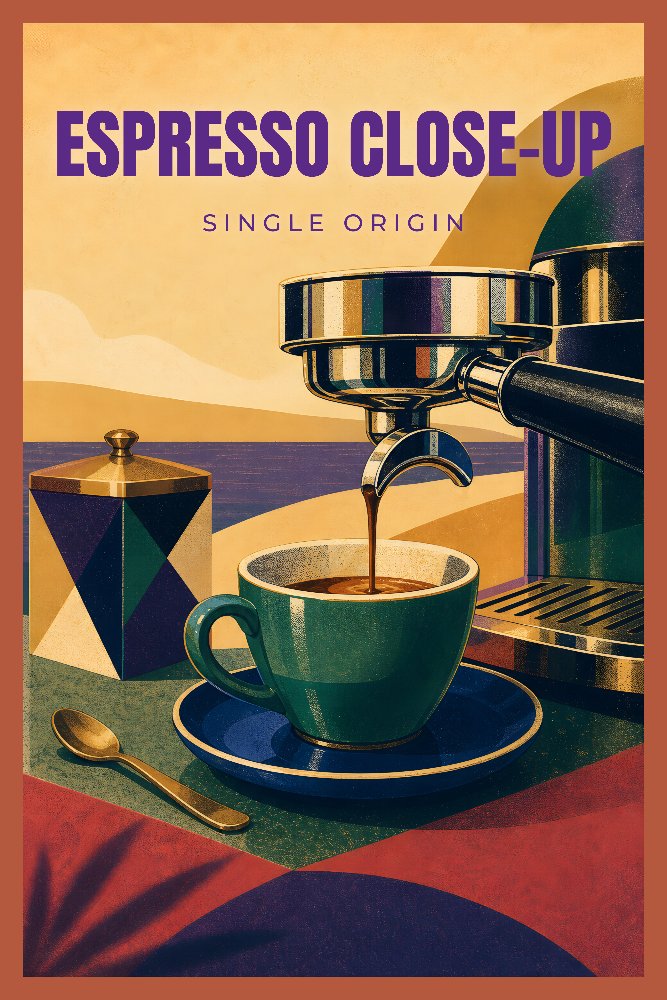 Coffeehouse Moments — Crema Moment by Fab Posters
