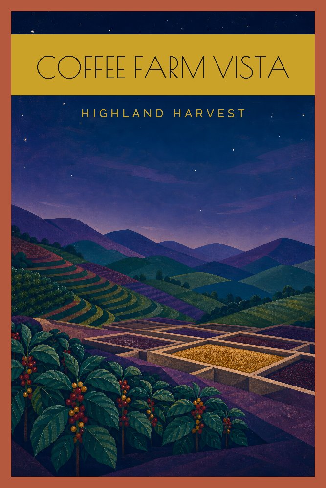 Coffeehouse Moments — Highland Rows by Fab Posters
