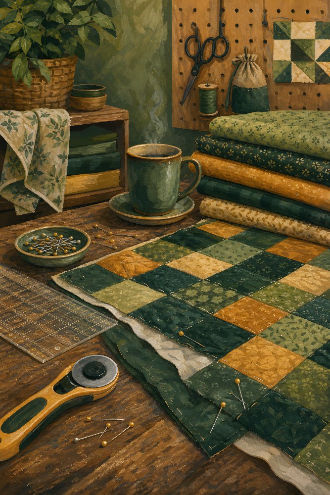 Handmade Hobbies — Heirloom Quilt Layout by Fab Posters