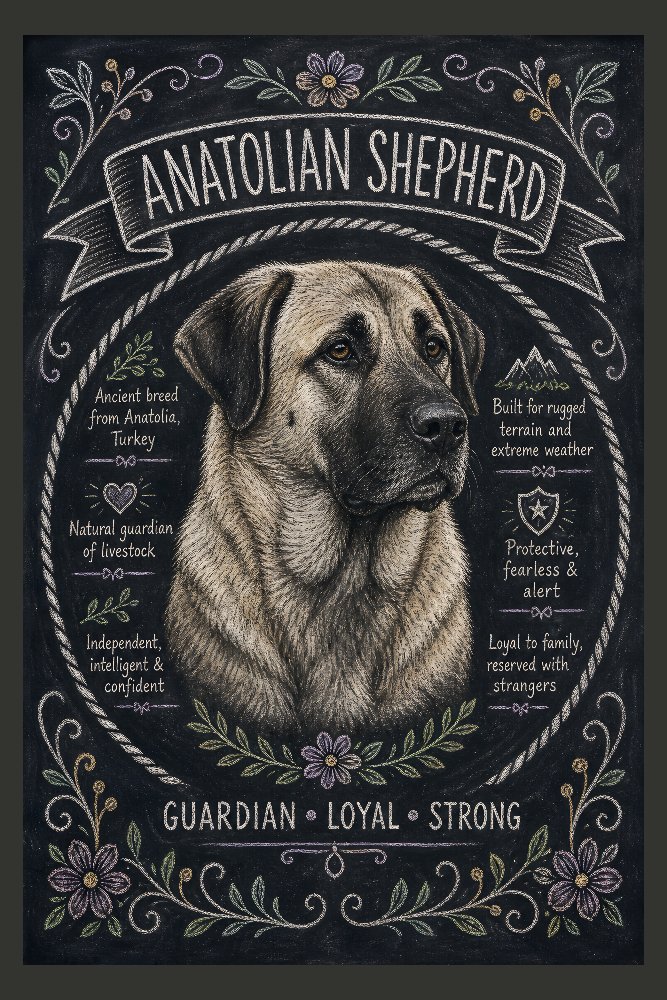 Anatolian Shepherd — Guardian Notes by Fab Posters