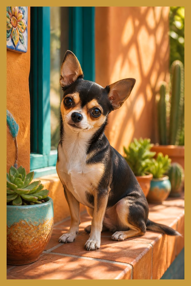 Sunny Chihuahua by Fab Posters