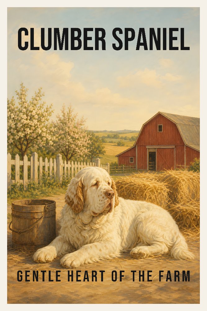 Clumber Spaniel — Country Clumber by Fab Posters