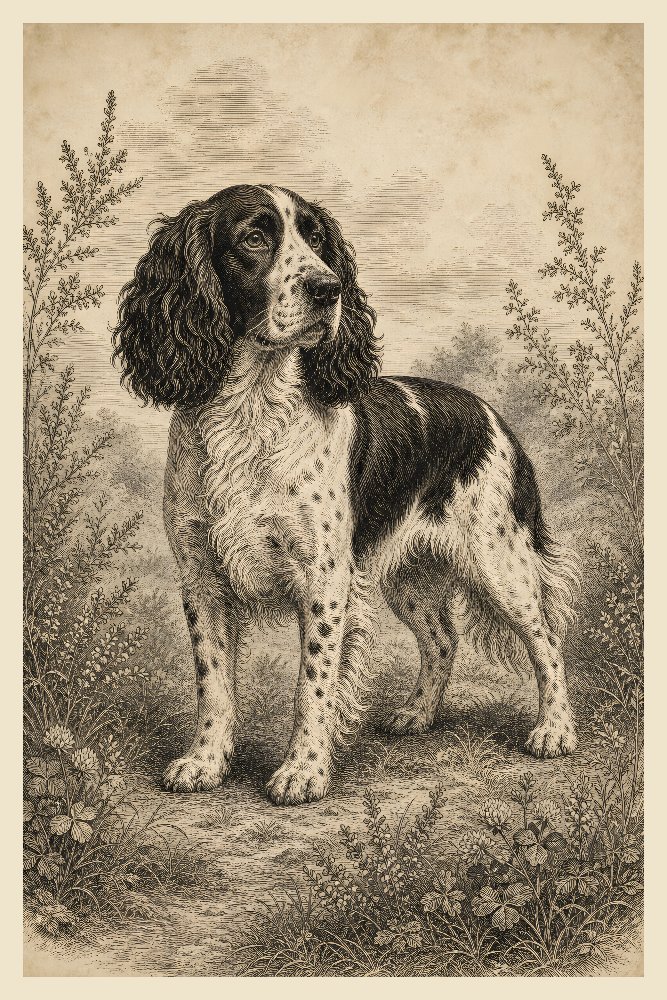 English Springer Spaniel — Springer Study by Fab Posters